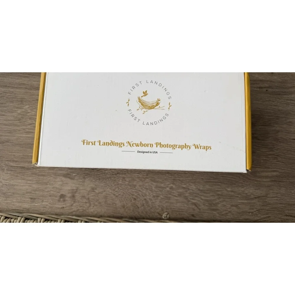 First Landings Newborn Photography Wraps, Swaddle Receiving Soft Knit 3-Pack NEW